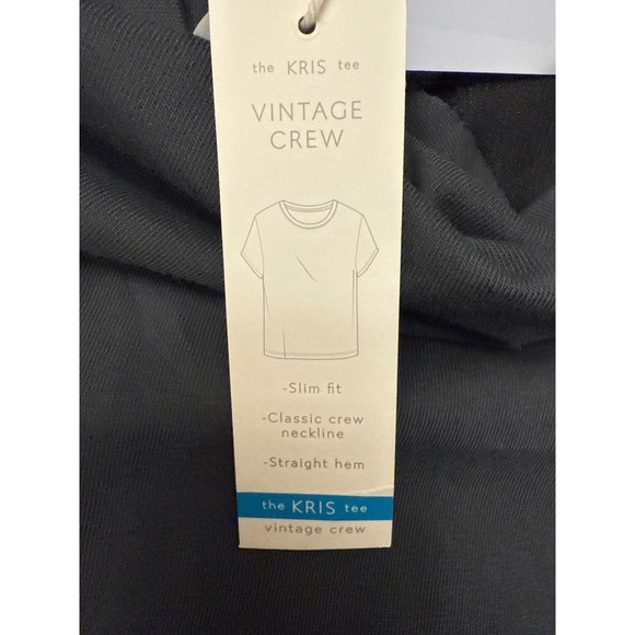 C & C California tee XL black sand star embroidered Kris vintage crew slim - Picture 7 of 11